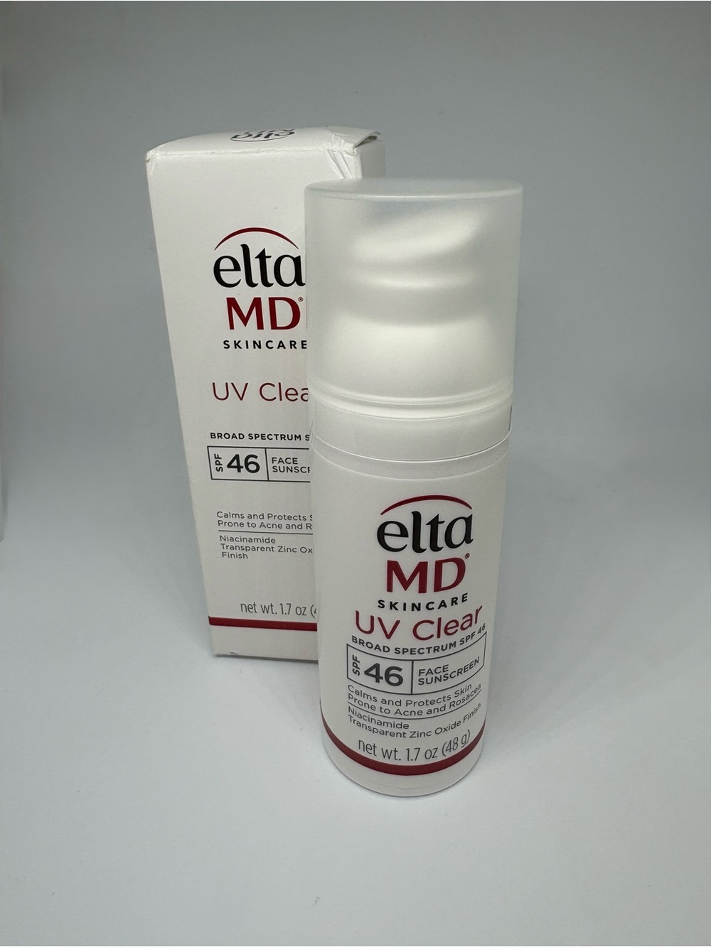 Elta MD Skincare UV Clear SPF 46 Face Sunscreen 1.7 oz. NIB Exp. 7/28